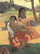 Paul Gauguin When will you Marry (Nafea faa ipoipo) (mk09) china oil painting reproduction